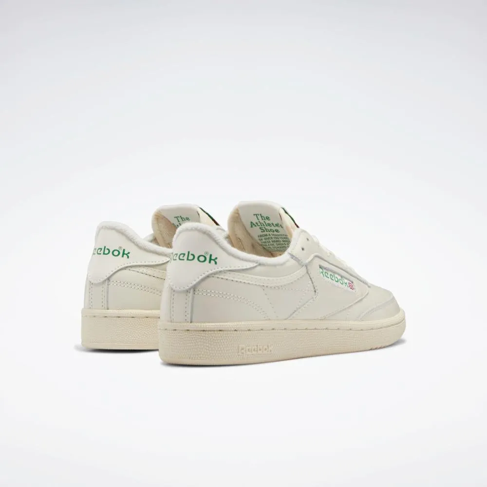 Reebok Footwear Women Club C 85 Vintage Shoes CHALK/ALABASTER/GLEN GREEN