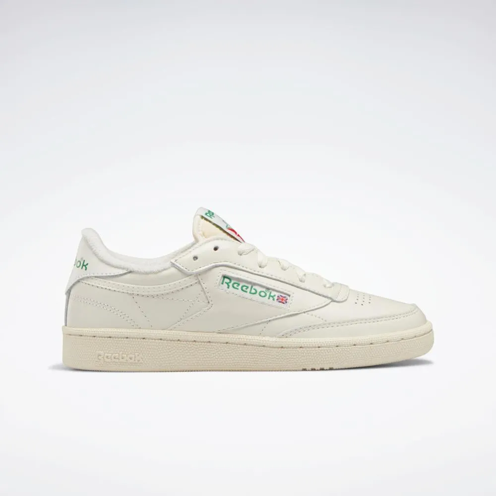 Reebok Footwear Women Club C 85 Vintage Shoes CHALK/ALABASTER/GLEN GREEN