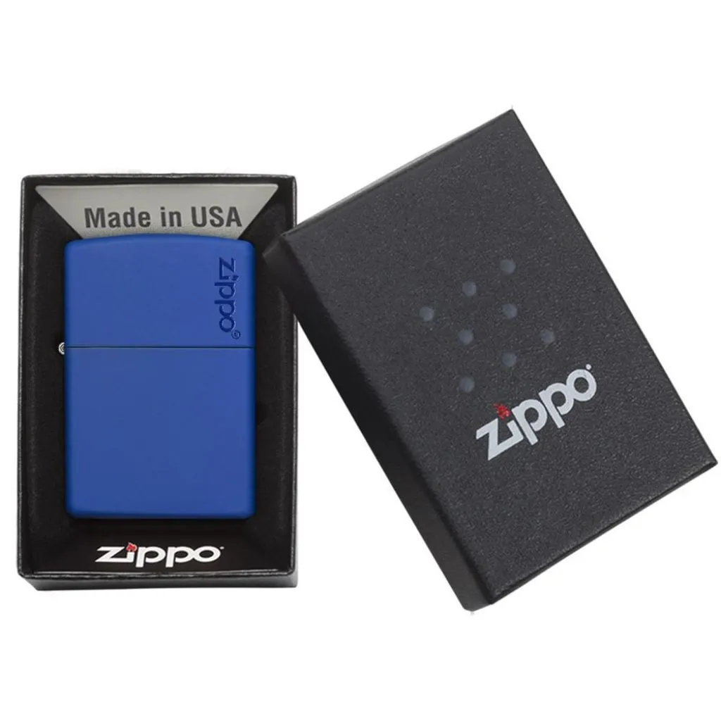 Royal Blue Matte with Zippo Logo