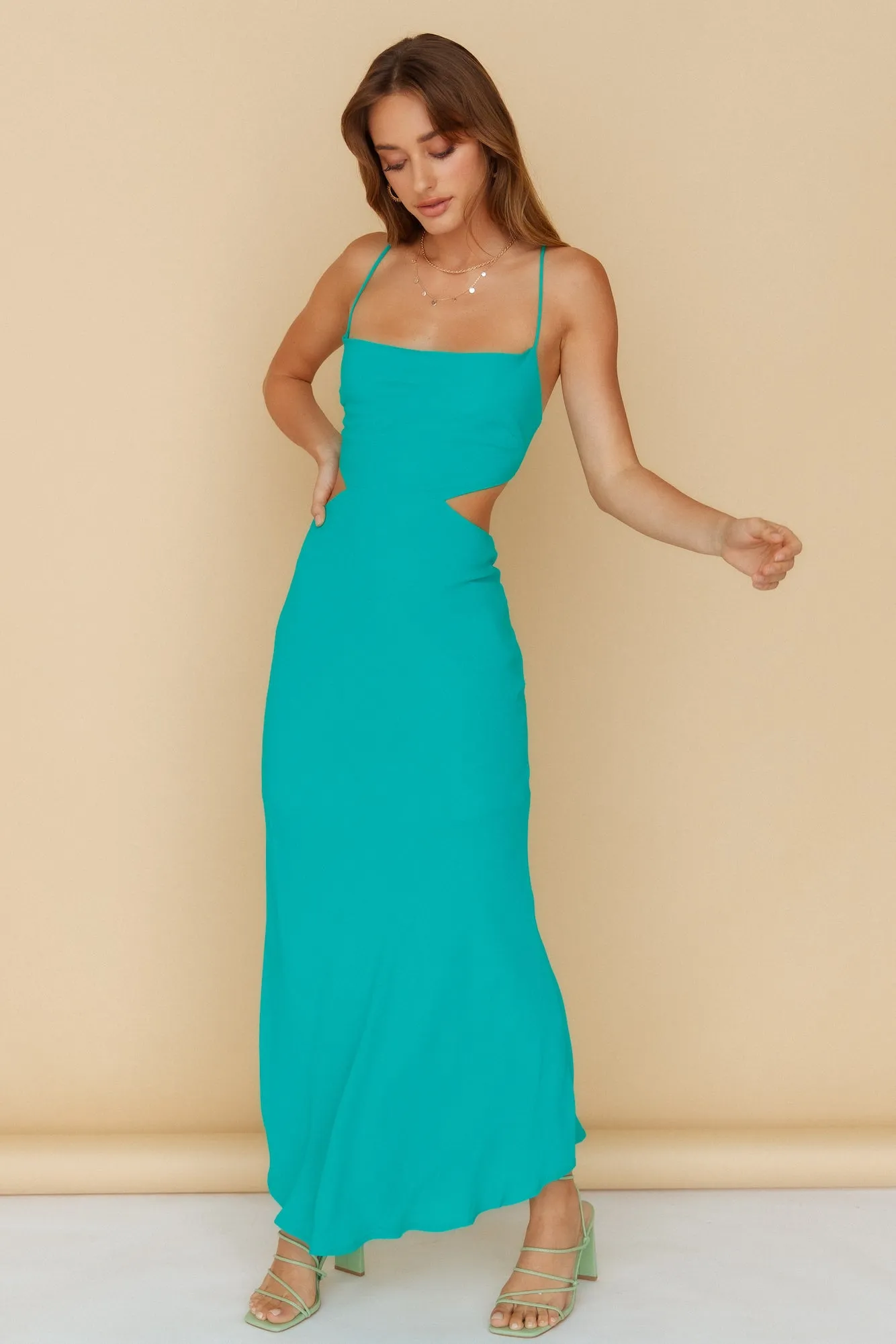 Running To You Maxi Dress Green