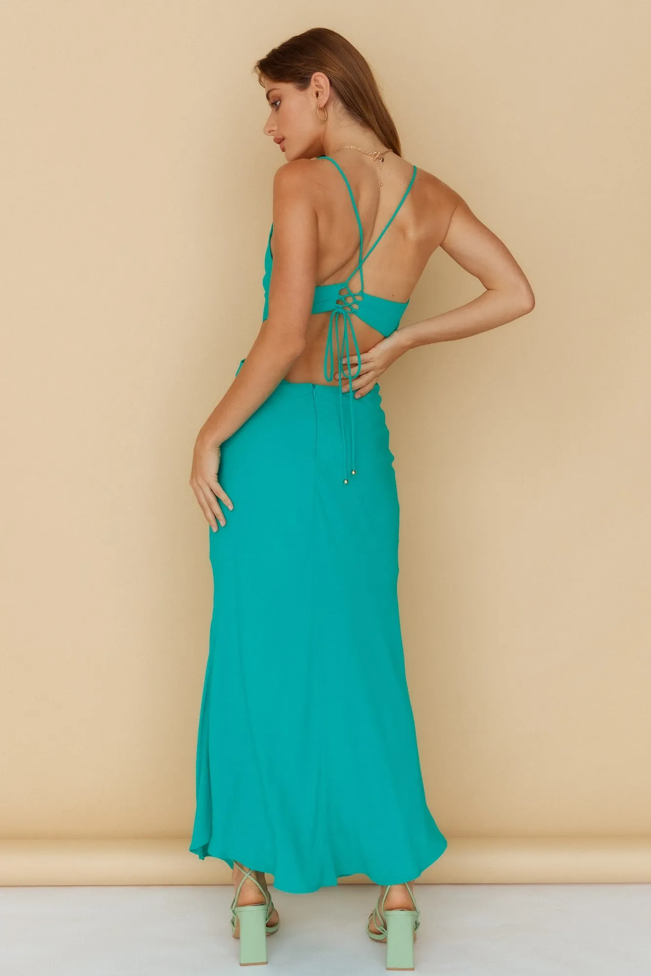 Running To You Maxi Dress Green