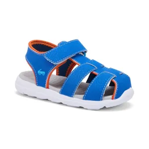 See Kai Run Boys Cyrus IV Flexirun Sandals - Blue/Orange