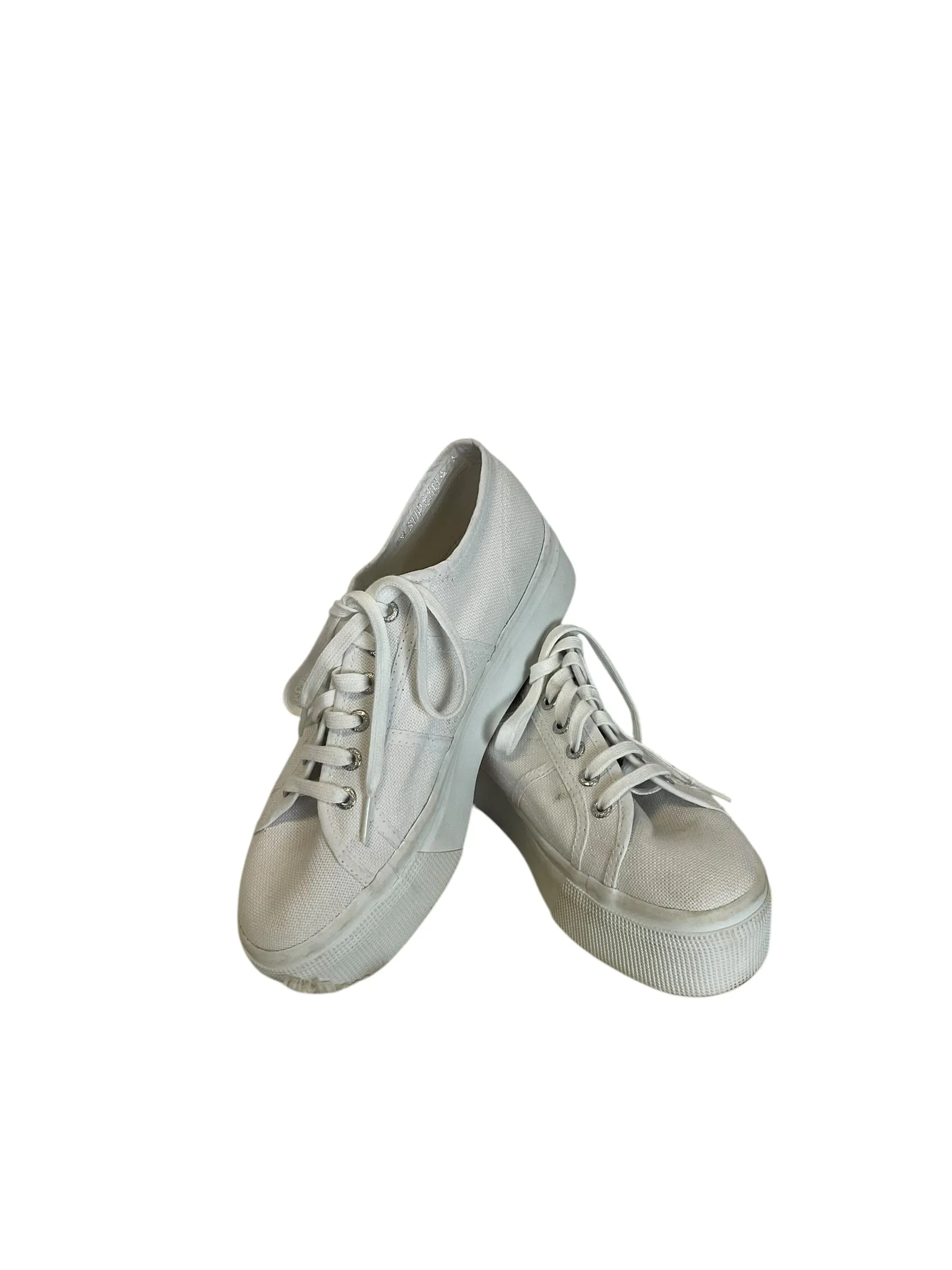 Shoes Athletic By Superga In White, Size: 9.5