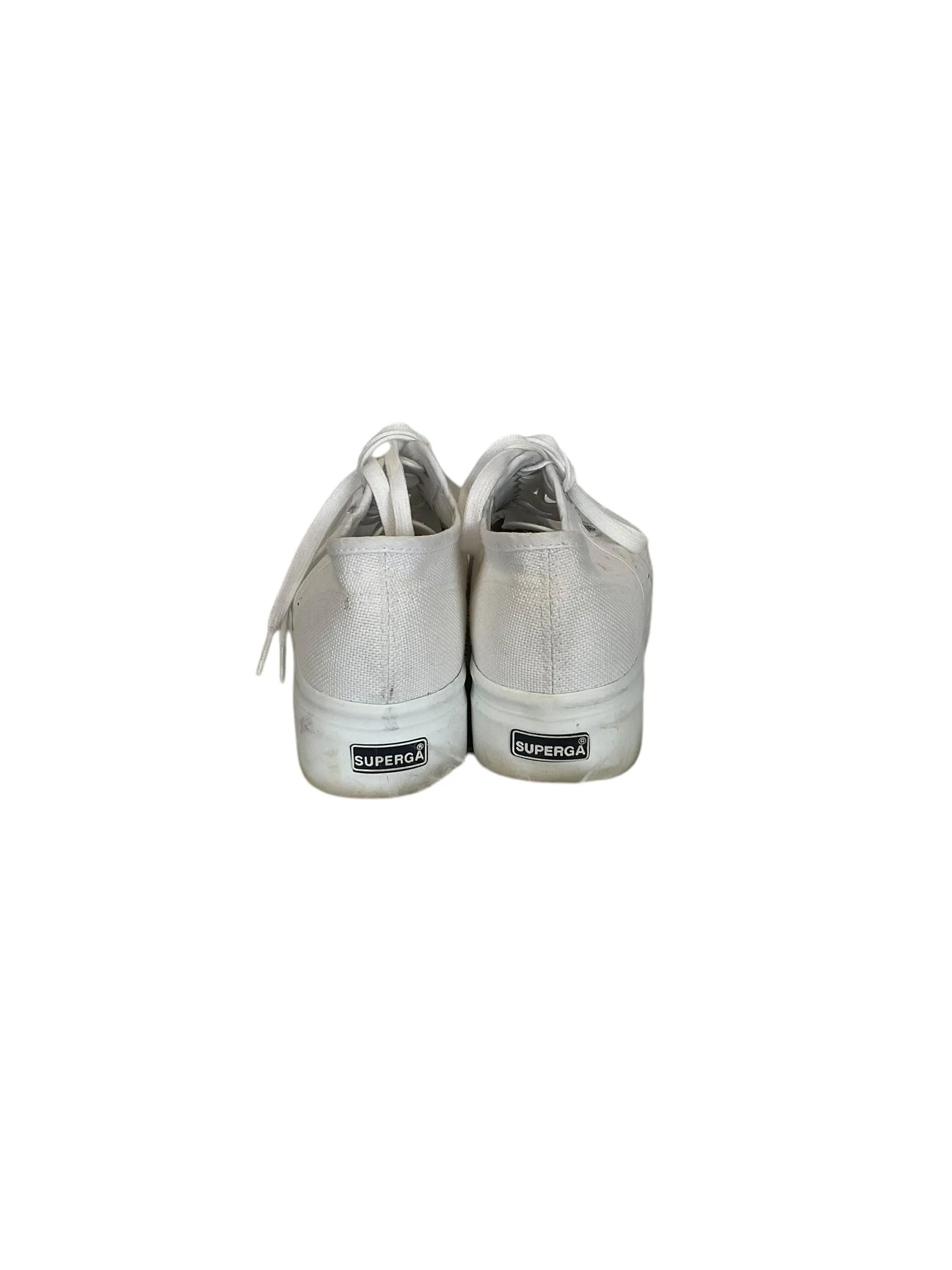 Shoes Athletic By Superga In White, Size: 9.5