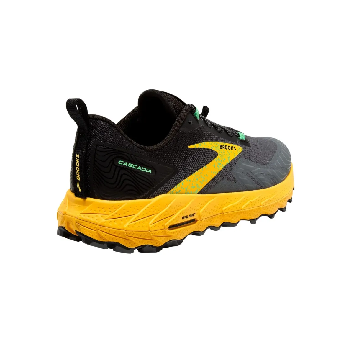 Sneakers Brooks Cascadia 17 Black Yellow SS24