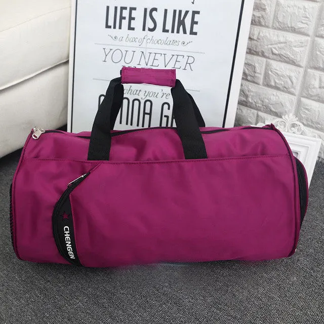 Sports Duffel Bag With Separate Space For Shoes