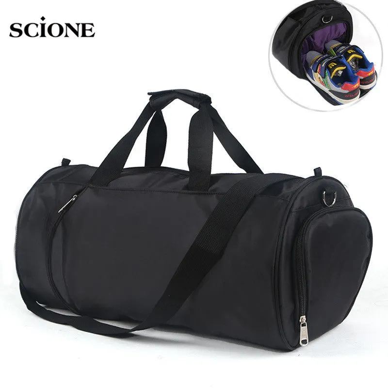 Sports Duffel Bag With Separate Space For Shoes