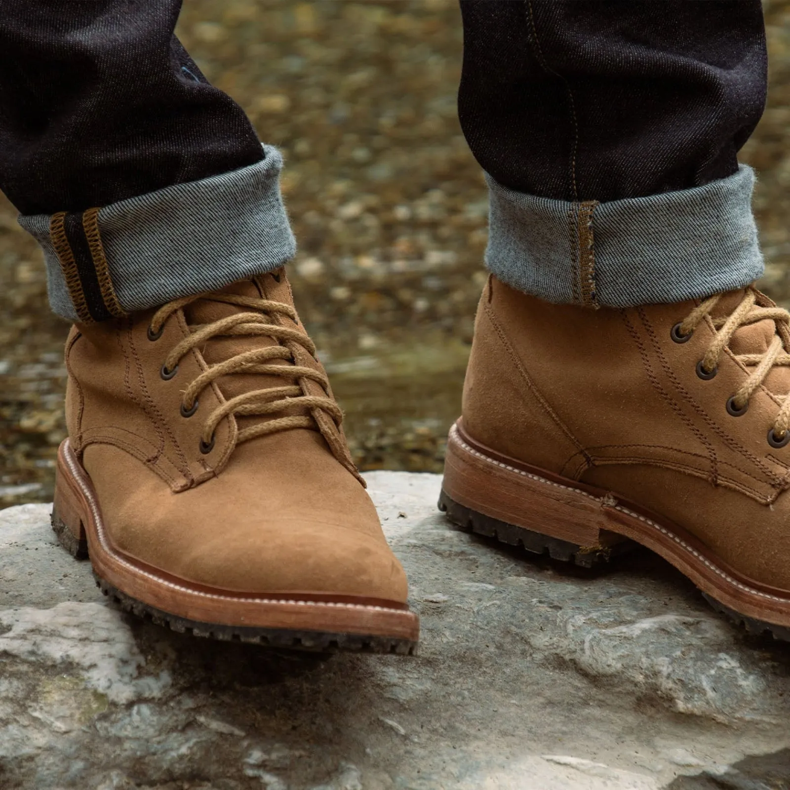 Stetson Men's Tan Chukka Lace Up Boots 3762