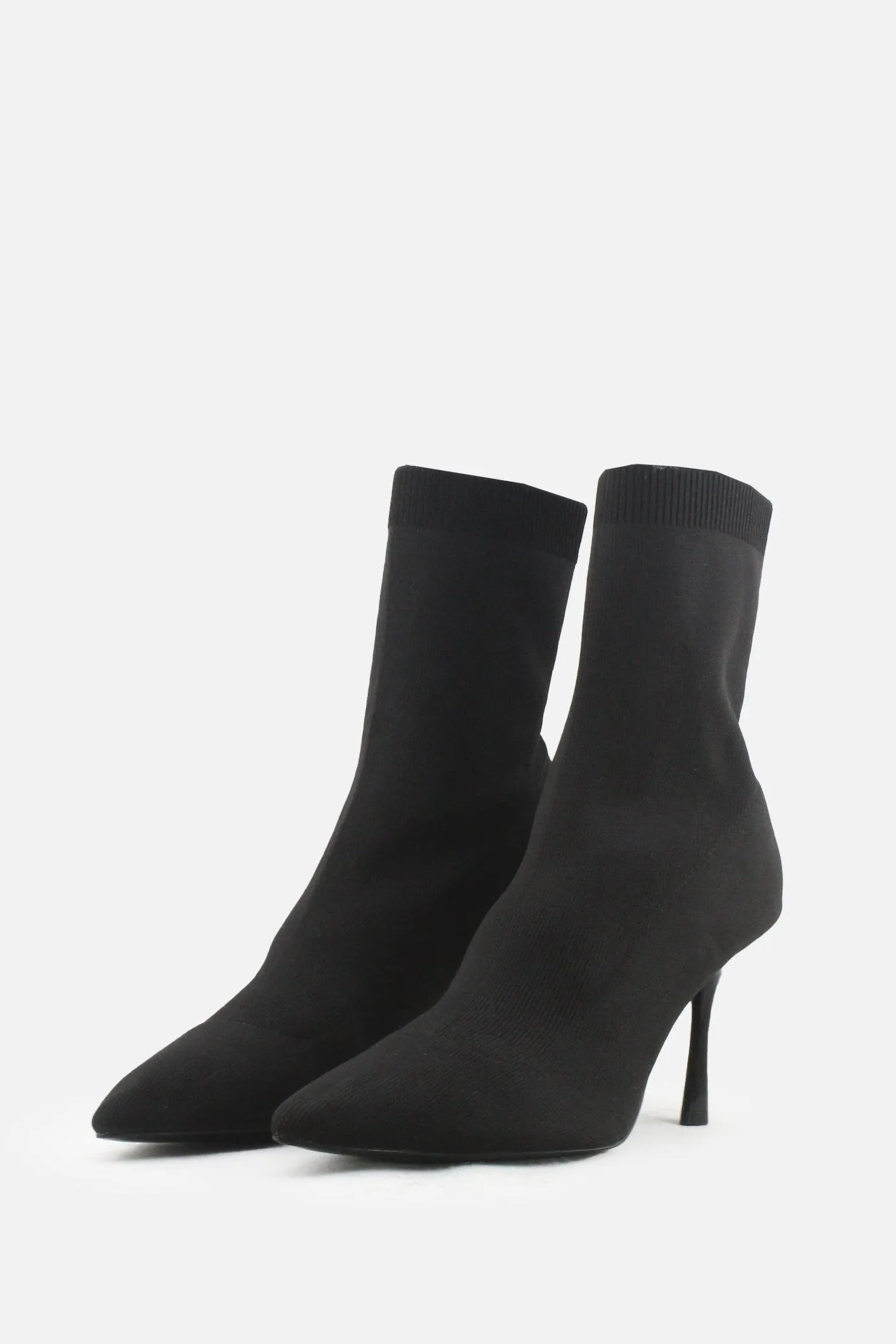 Stradivarius Stilettos Heels Sock Boots | Textile