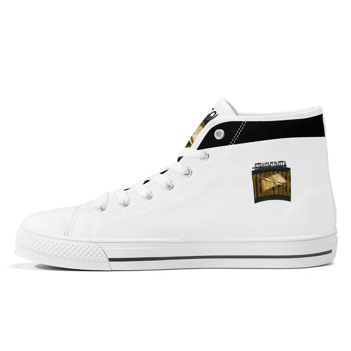 Straight Outta Tennessee 01 High Top Unisex Canvas Shoes