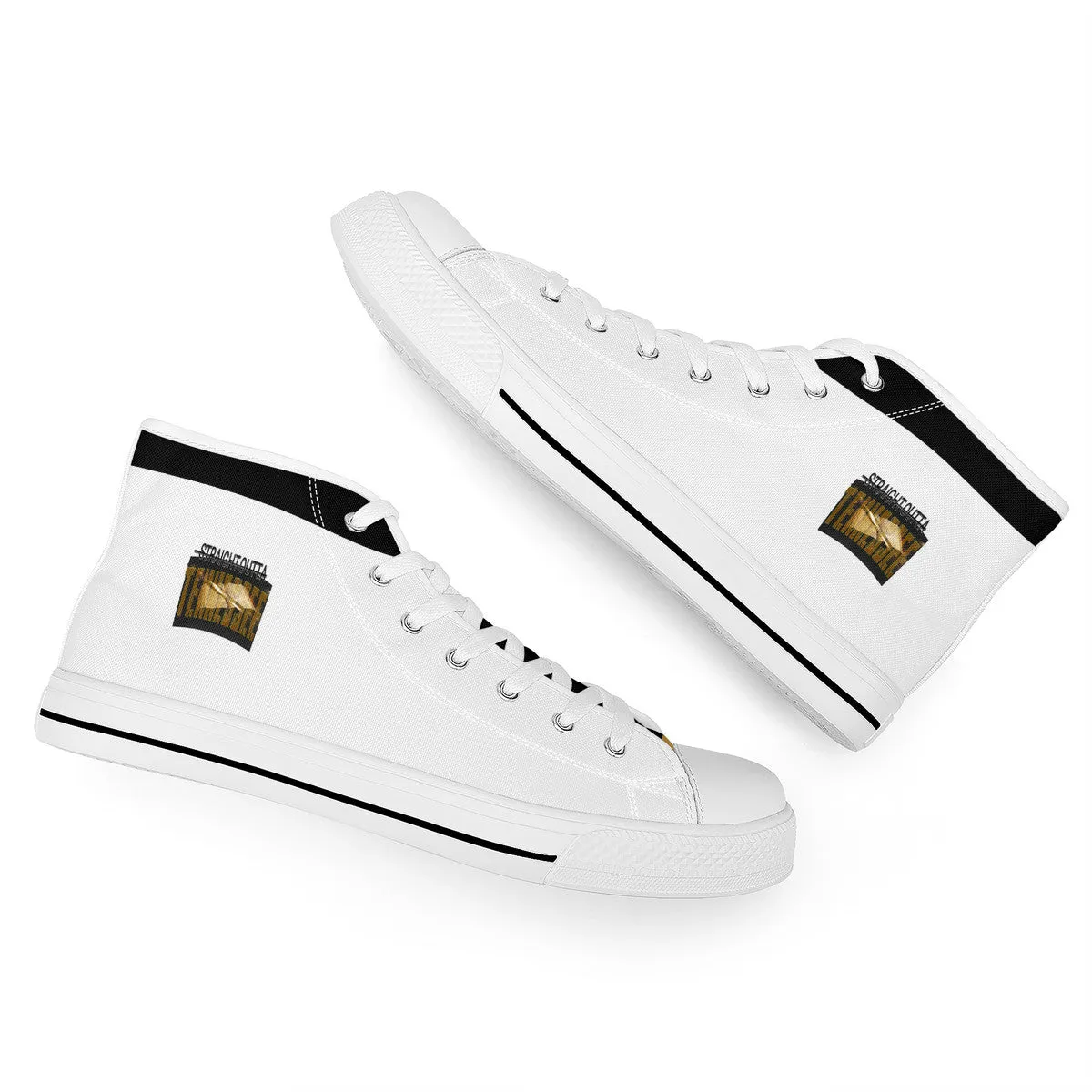 Straight Outta Tennessee 01 High Top Unisex Canvas Shoes