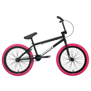 Sunday 2022 Blueprint 20″ Complete BMX Bike - Gloss Black/Pink