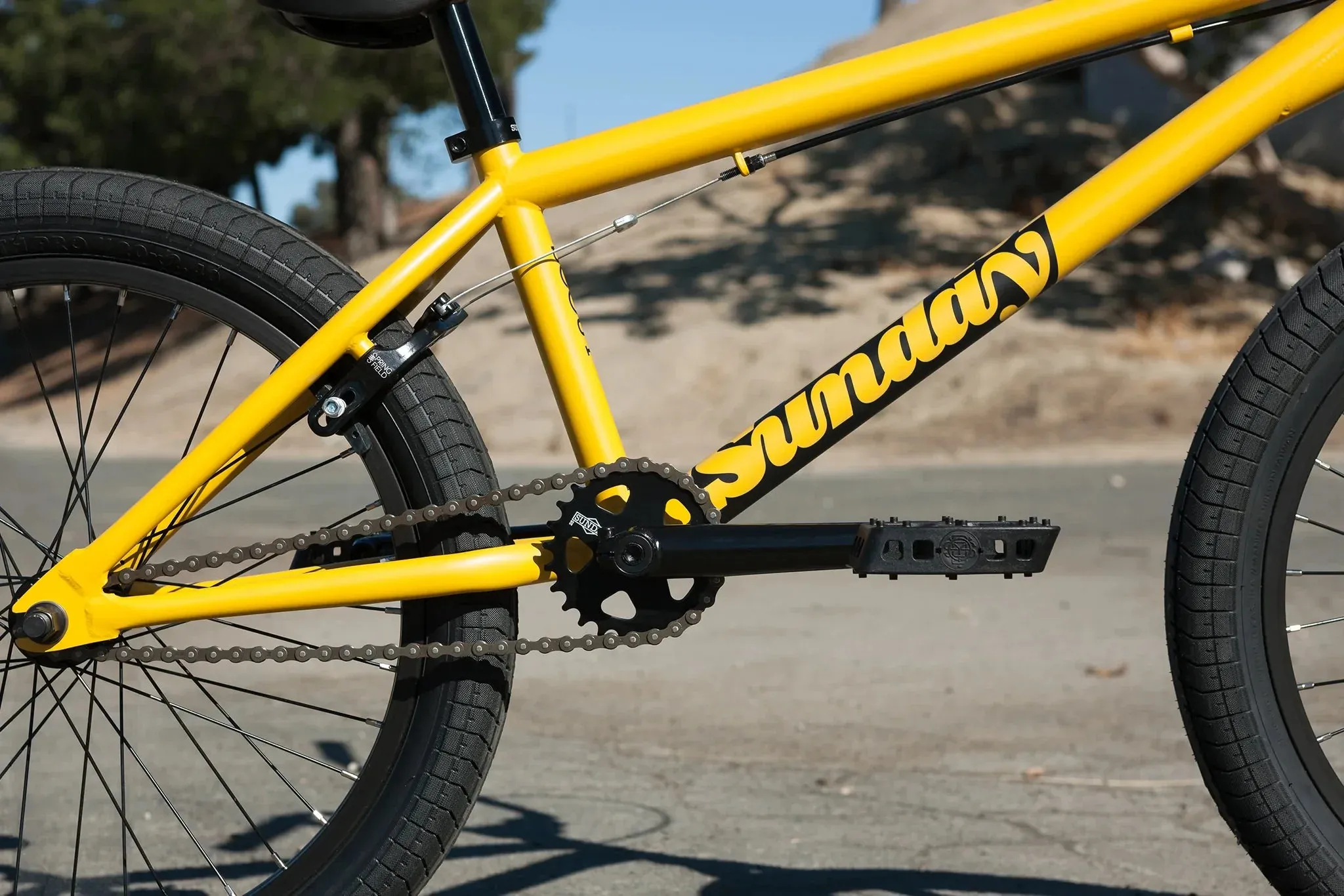 Sunday 2023 Scout 21″ Complete BMX Bike - Matte Mustard