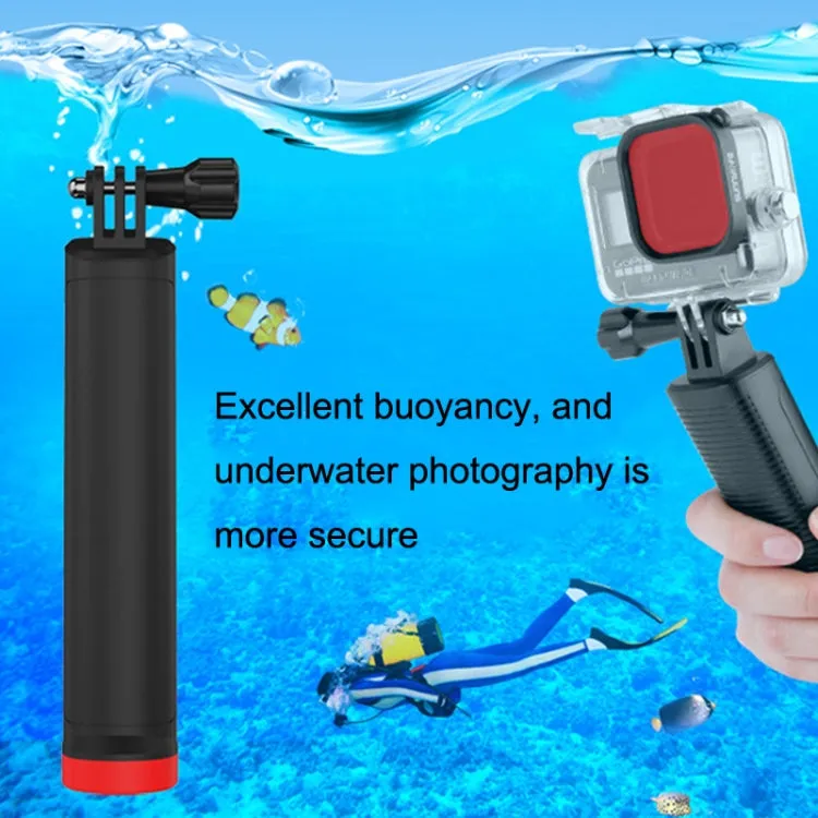 Sunnylife TY-Q9260 For Action 3 / GoPro Hero 11 / 360 ONE RS Action Camera Handle Floating Rod(Black)