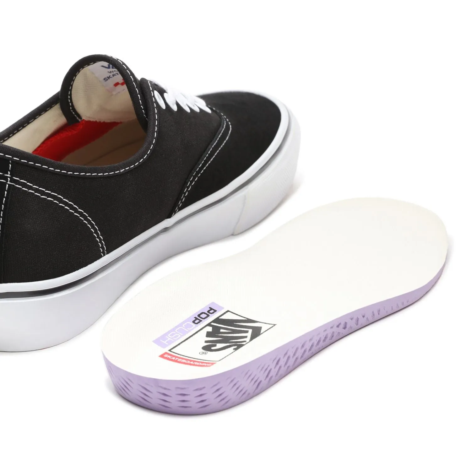 Tênis Vans Skate Authentic Pro Black White