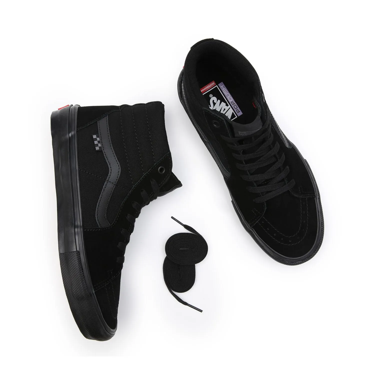 Tênis Vans - Skate Sk8 Hi Pro Black / Black