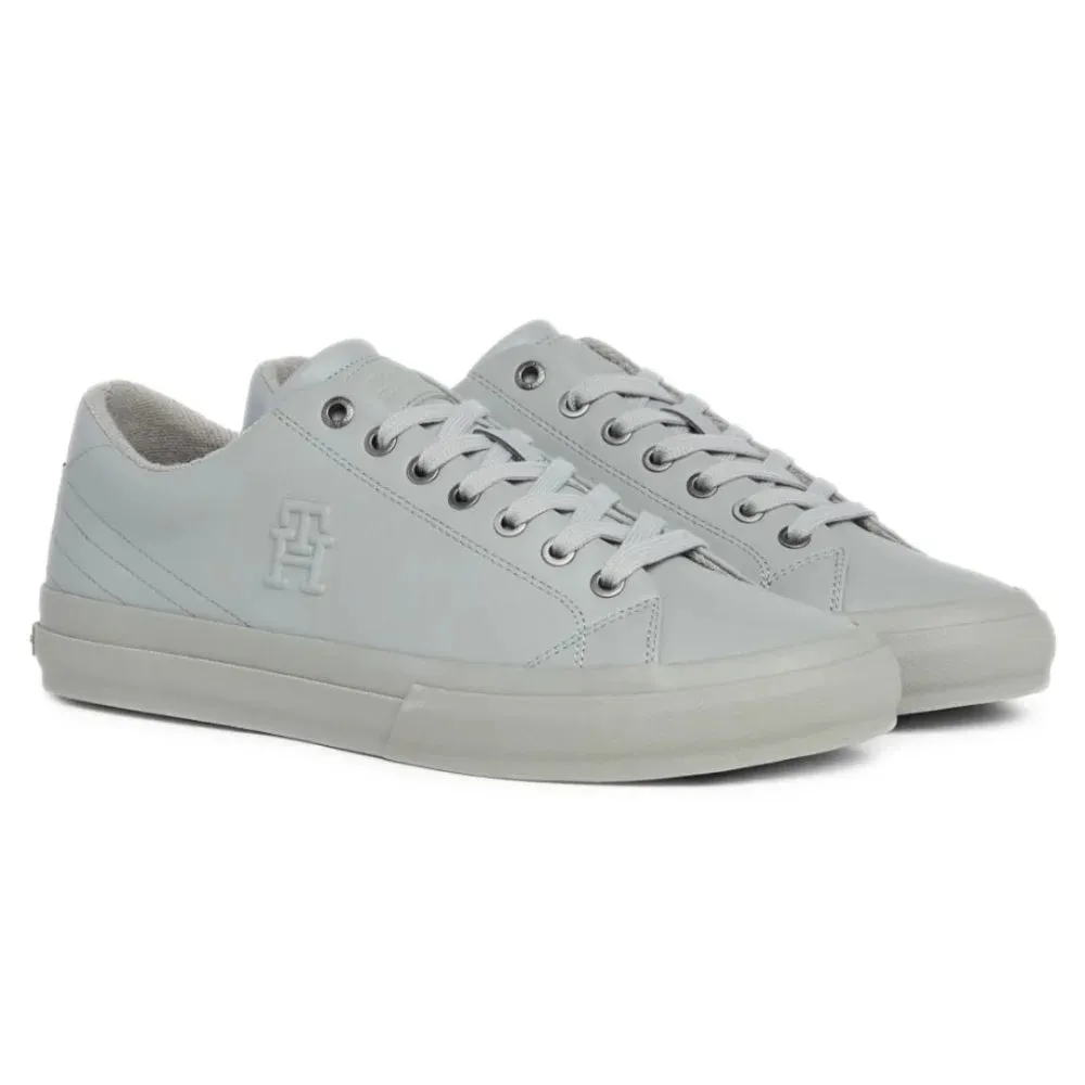 Tommy Hilfiger Th Hi Vulc Street Low Lth Mono Sneaker FM0FM04780-GRY