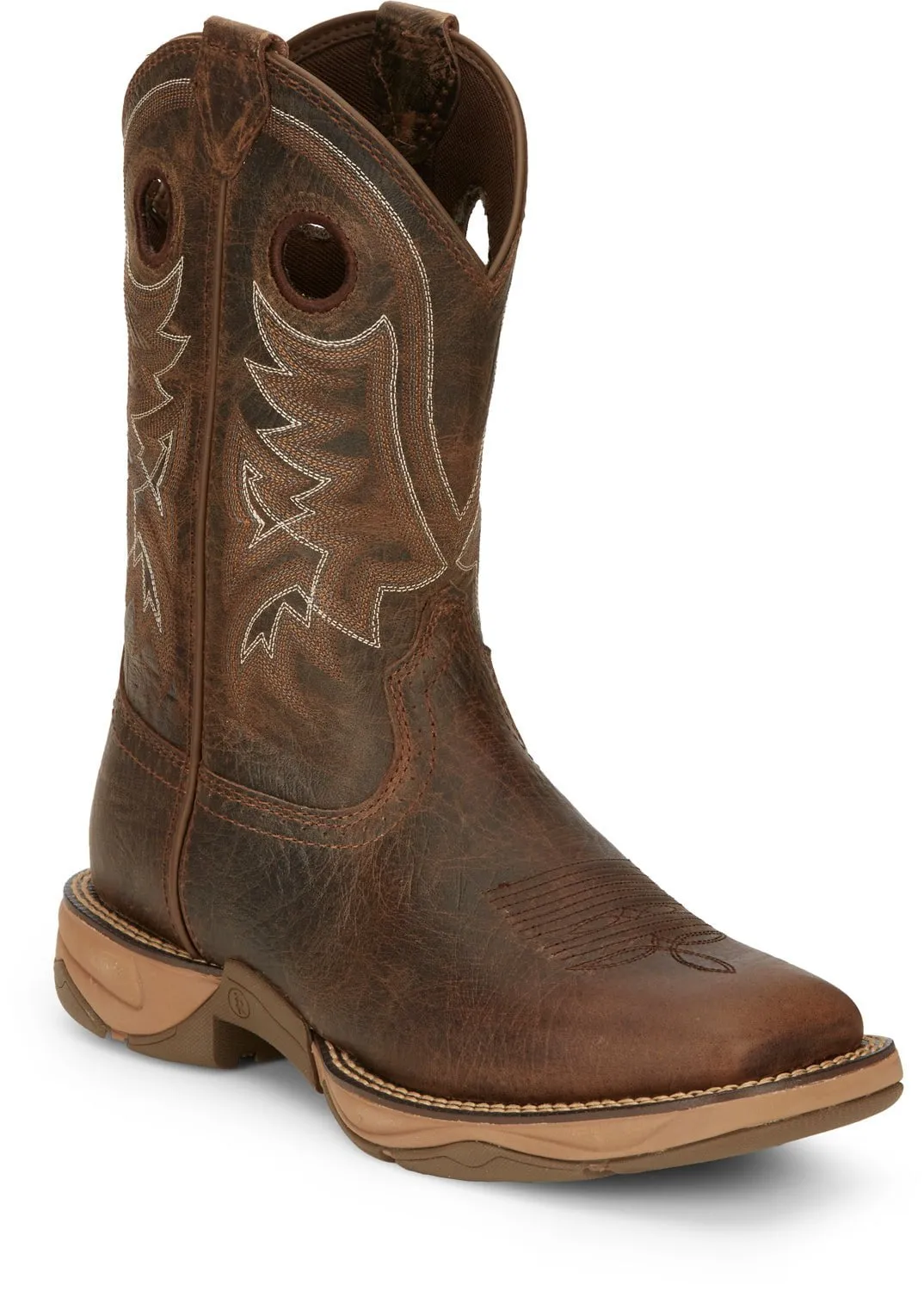 Tony Lama 11in 3R Mens Tumbleweed Rasp Leather Cowboy Boots