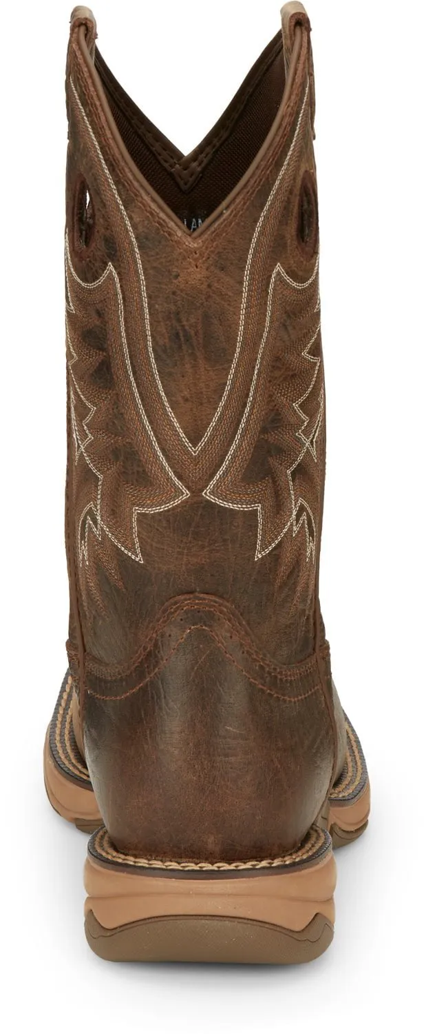 Tony Lama 11in 3R Mens Tumbleweed Rasp Leather Cowboy Boots