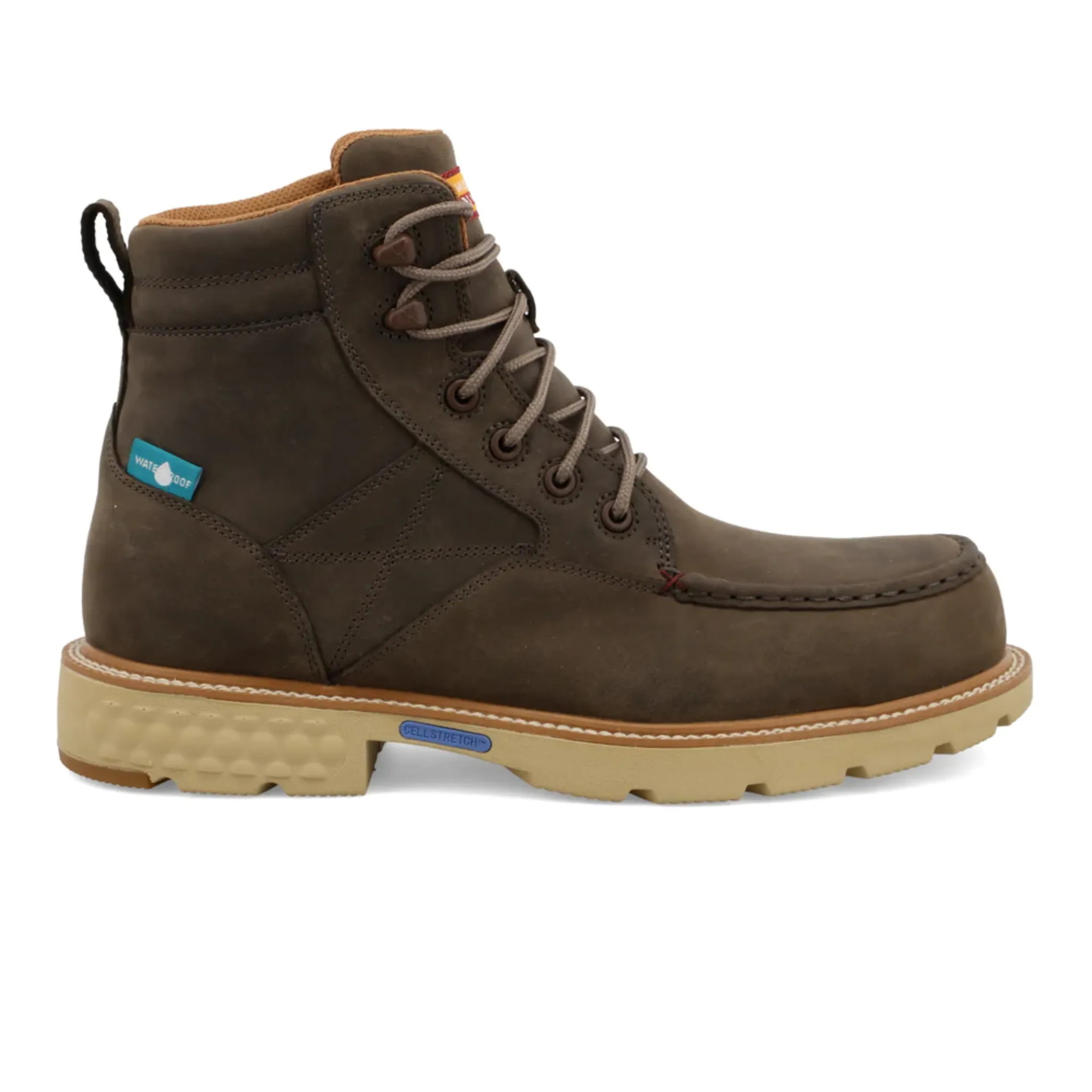 TWISTED X MEN'S 6IN SHITAKE WORK BOOT - MXCNW06