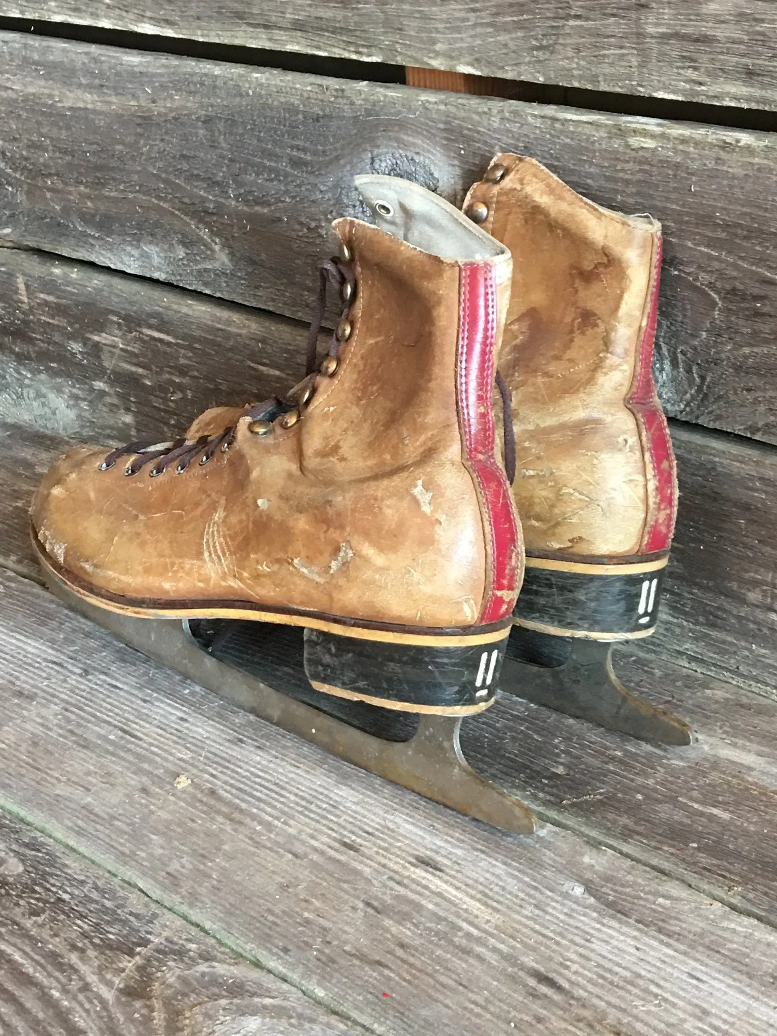 Vintage Leather Men's Figure Skates