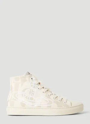 Vivienne Westwood Logo High Top Sneakers