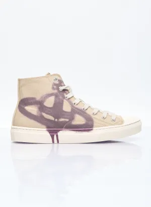 Vivienne Westwood Plimsoll High-Top Sneakers