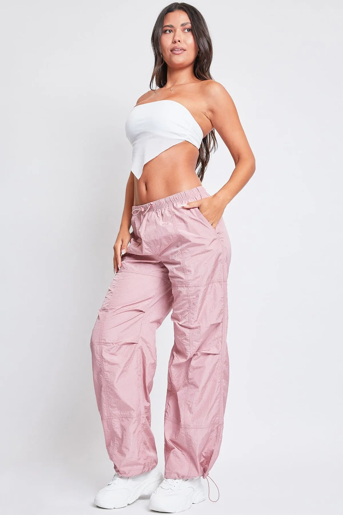 Women's Pull-On Nylon Parachute Pants