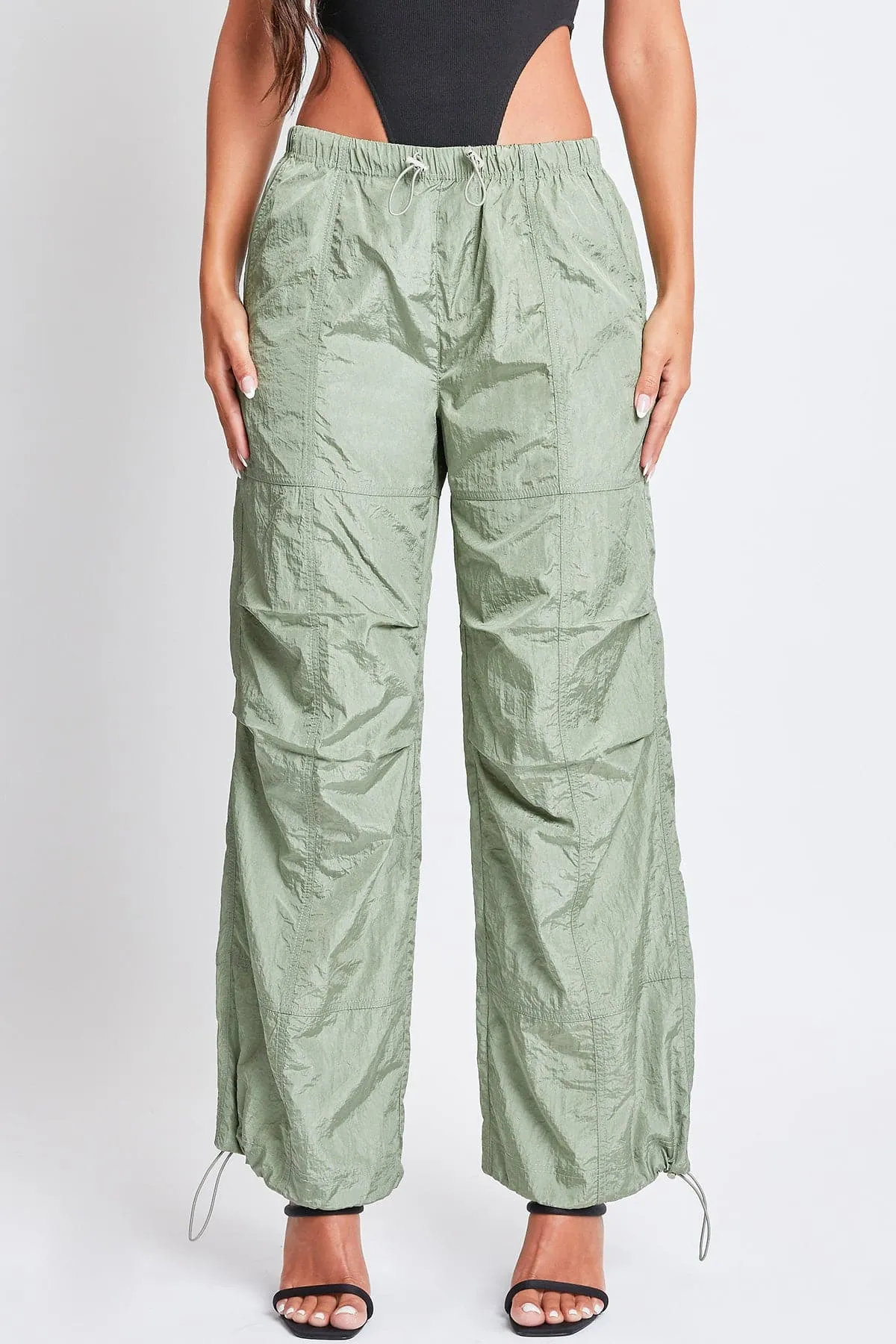 Women's Pull-On Nylon Parachute Pants