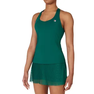 Women`s Racerback Tennis Tank Malachite and Viridis