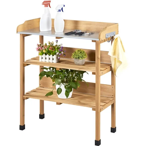 Yaheetech Firwood Potting Bench