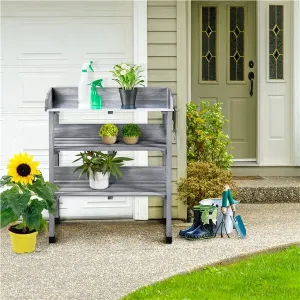 Yaheetech Firwood Potting Bench