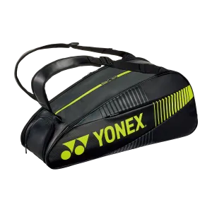 Yonex BA82426 Active Racket Bag 6pcs (Black/Lime Green)