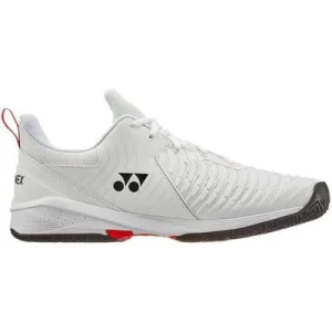 Yonex Sonicage 3 All Court Tennis Shoes (Mens) - White/Red