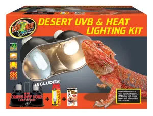 Zoo Med Desert UVB & Heat Kit